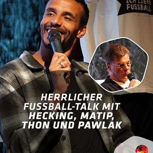 Photo shared by Deutsches Fußballmuseum on May 06, 2025 tagging @ich.liebe.fussball. May be an image of 1 person and text that says 'HERRLICHER FUSSBALL-TALK MIT HECKING, MATIP, THON UND PAWLAK DEUTSCHES FUSSBALL MUSEUM'.