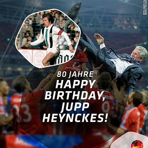 Photo by Deutsches Fußballmuseum on May 09, 2025. कदाचित २ लोक, फुटबॉल खेळणारे लोक, सॉकर खेळणारे लोक, स्‍टेडिअम आणि 'CONON 5 白 80 JAHRE HAPPy BIRTHDAY, JUPP HEYNCKES! DEUTSCHES FUSSBALL MUSEUM' सांगणारा मजकूर ची इमेज असू शकते.